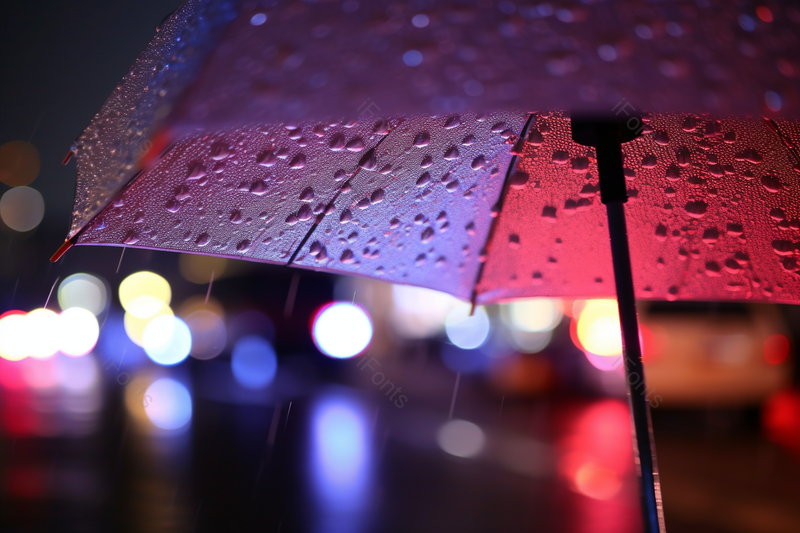 独自撑伞行走在雨中高清摄影图,高清,摄影图,摄影图片,图片大全,摄影图免费下载